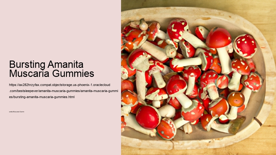 Bursting Amanita Muscaria Gummies