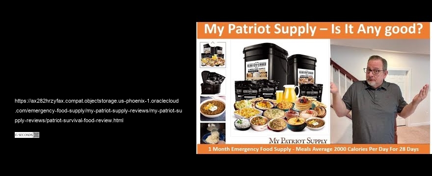 patriot survival food review